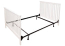Crib with transition barrier - ADAMS - White