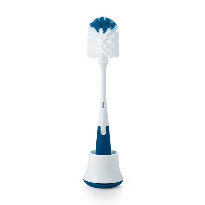 Brosse à biberons avec support -  Choix de couleurs