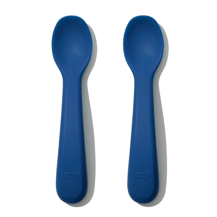 Silicone Spoon Set (2pcs) - Teal