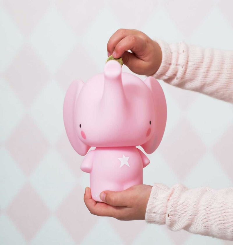 Money Box - Pink Elephant