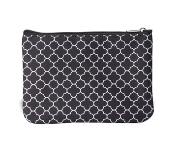 Camellia 4 Piece Tote Style Diaper Bag- Pattern: Black and White