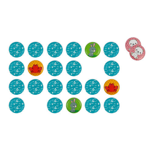 Jeu de mémoire pour le bain