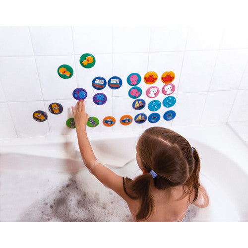 Jeu de mémoire pour le bain