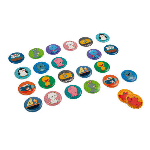 Jeu de mémoire pour le bain