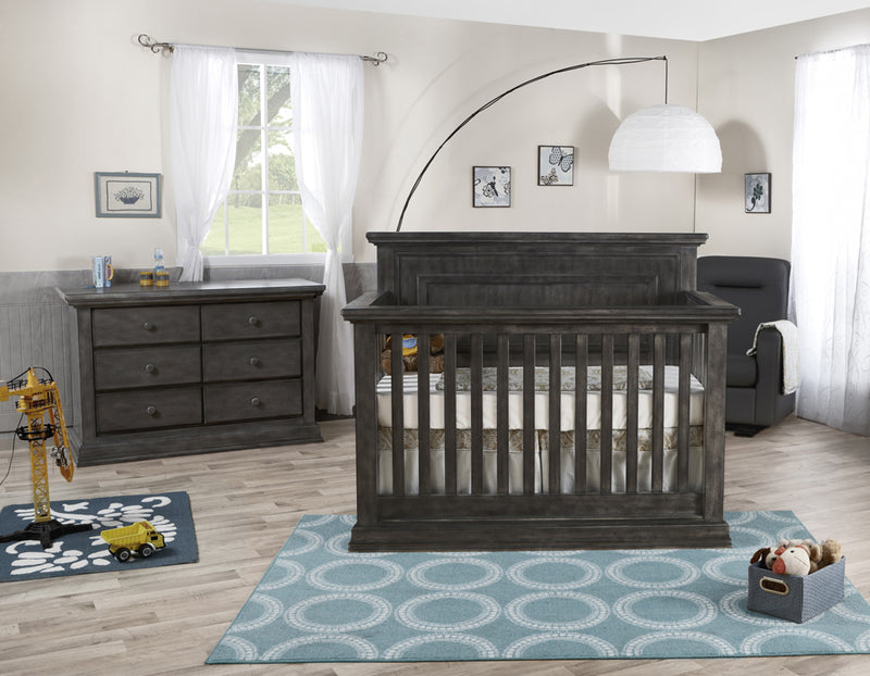 Crib and Dresser Modena Collection Granite