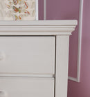 Ensemble bassinette et bureau double Modena - Vintage White