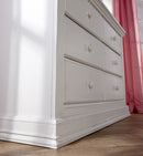 Ensemble bassinette et bureau double Modena - Vintage White
