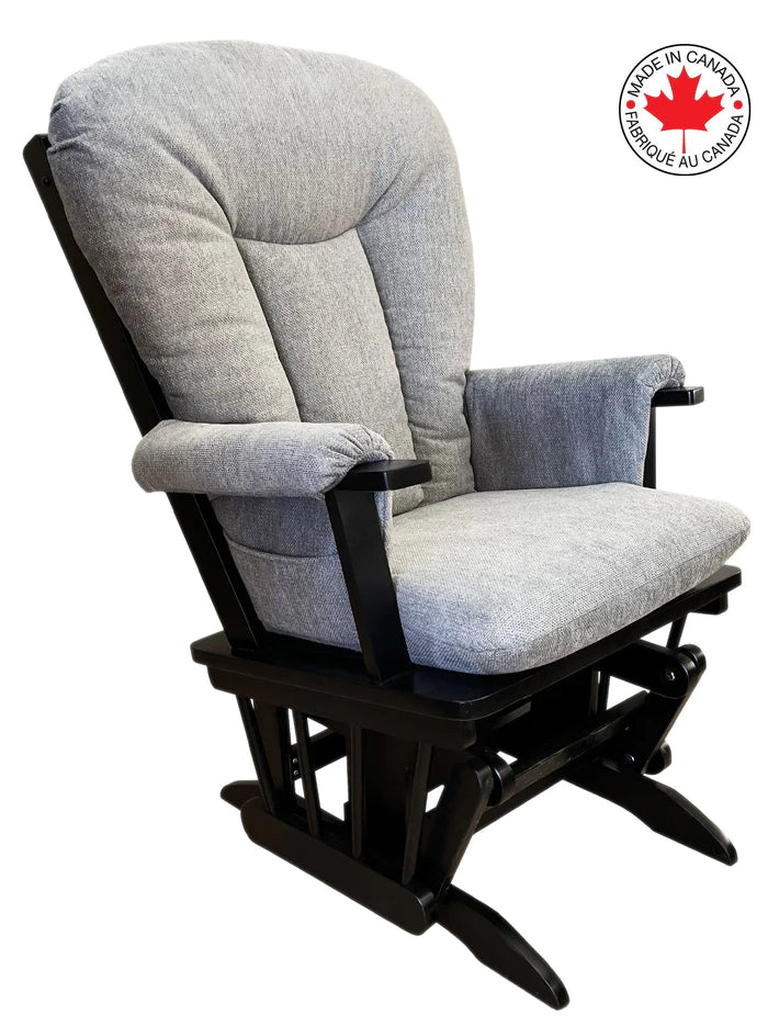 Chaise berçante à billes - Noir et gris pâle