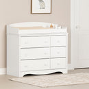Angel - 6-Drawer Changing Table -- Pure White