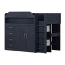 Lit mezzanine avec bureau simple 39" Ulysses - Myrtille