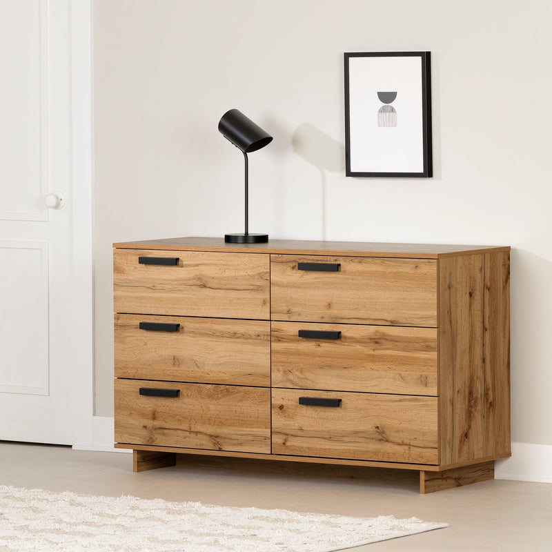 Cavalleri - Double dresser 6 drawers -- Nordic oak