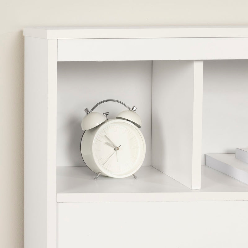 Tête de lit bibliothèque simple 39" Spark  - Blanc