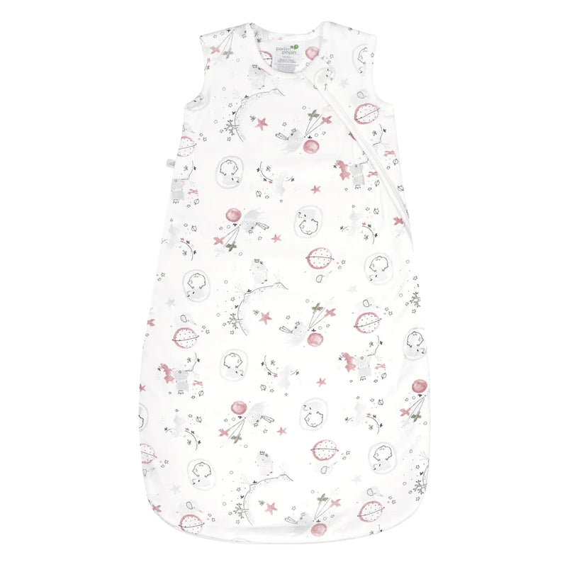 Sac de nuit matelassé en bambou - Ourson prince (1 tog)