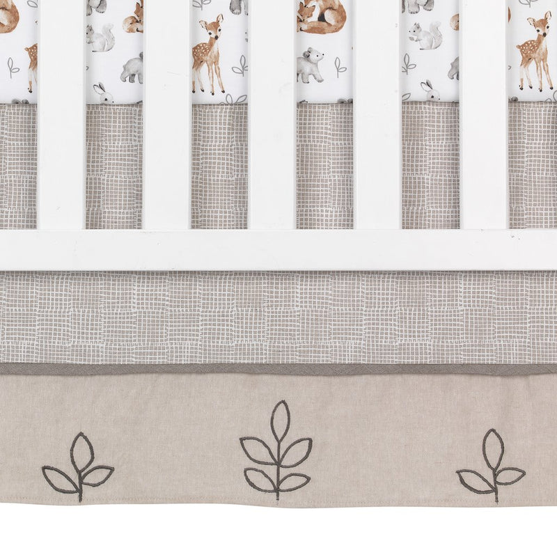 Painted Forest 4-Piece Crib Bedding Set