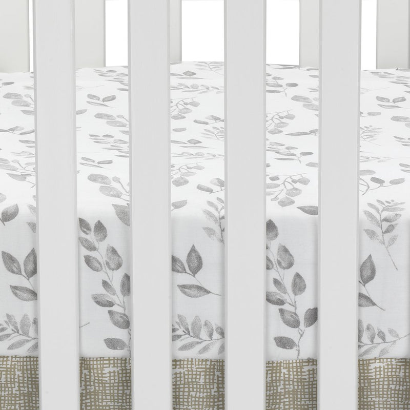 Fitted Crib Sheet- Painted Forest