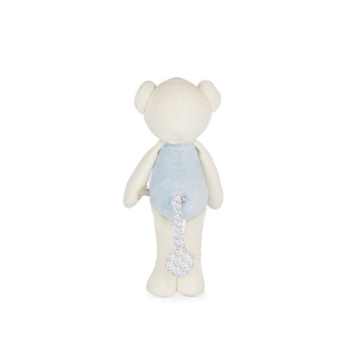 Peluche Perle Musical - Ourson Bleu