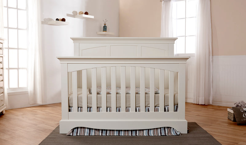 Crib and Double Dresser Ragusa Vintage White