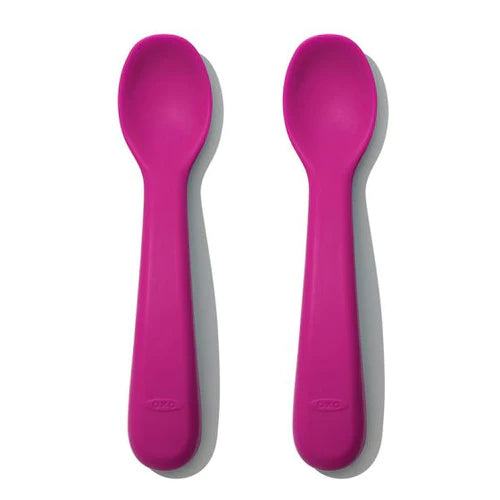 Silicone Spoon Set (2pcs) - Teal