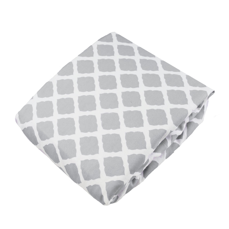 Crib Sheet | Lattice Grey