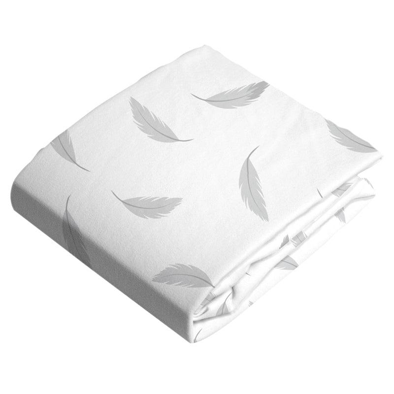 Drap contour pour lit de bébé - Plume