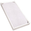 Housse pour matelas à langer en ratine - Ornement Lilas — Kushies Baby