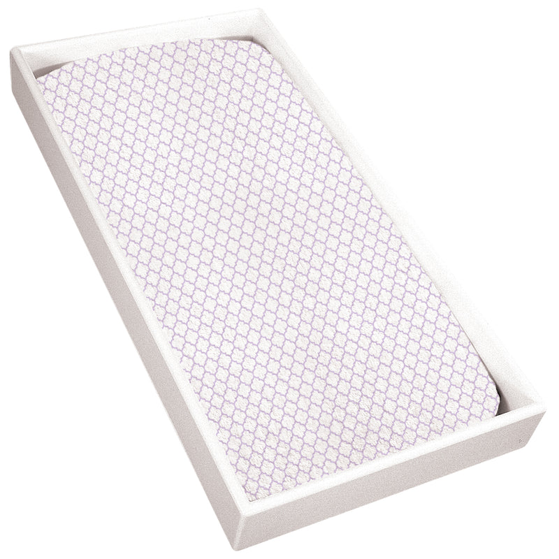 Terry Change Pad Sheet | Lilac Ornament