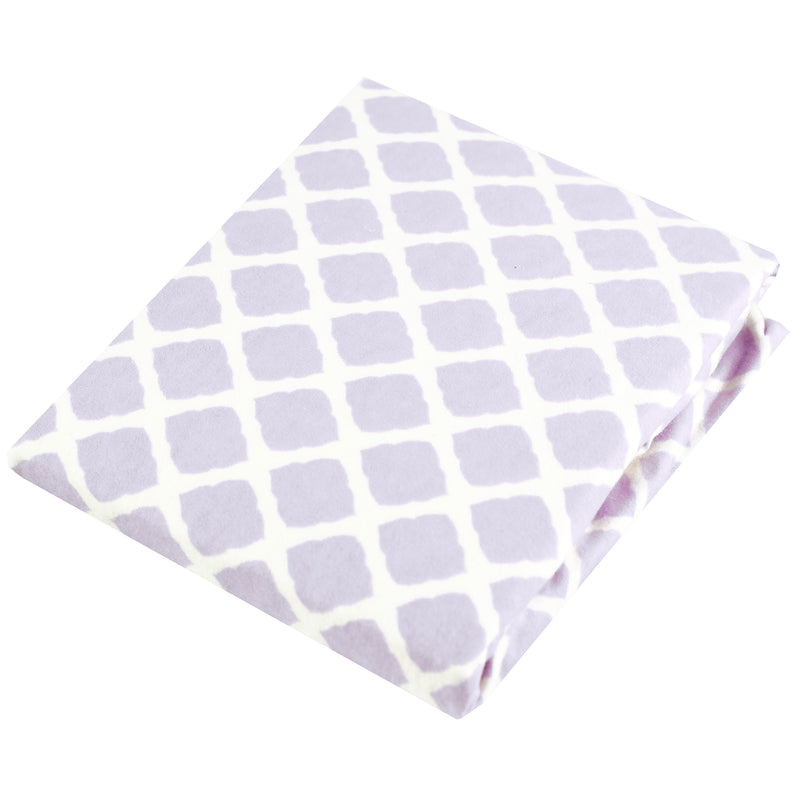 Changing Pad Cover | Lattice Lilac