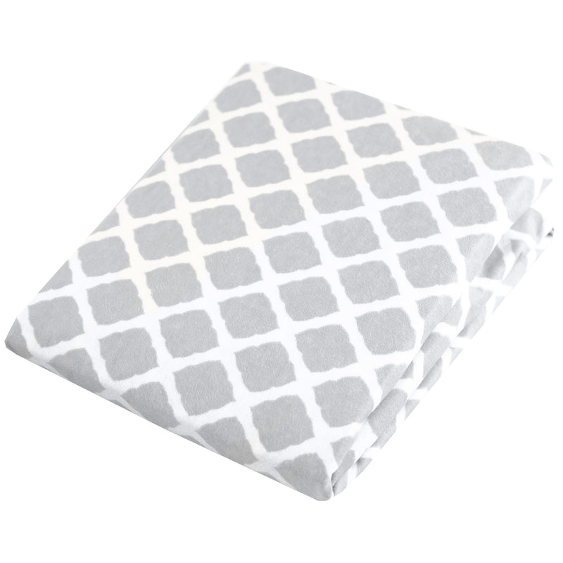 Changing Pad Cover | Lattice Grey