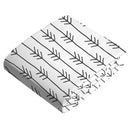 Housse pour matelas à langer avec ouverture pour sangles - Flèche Noire