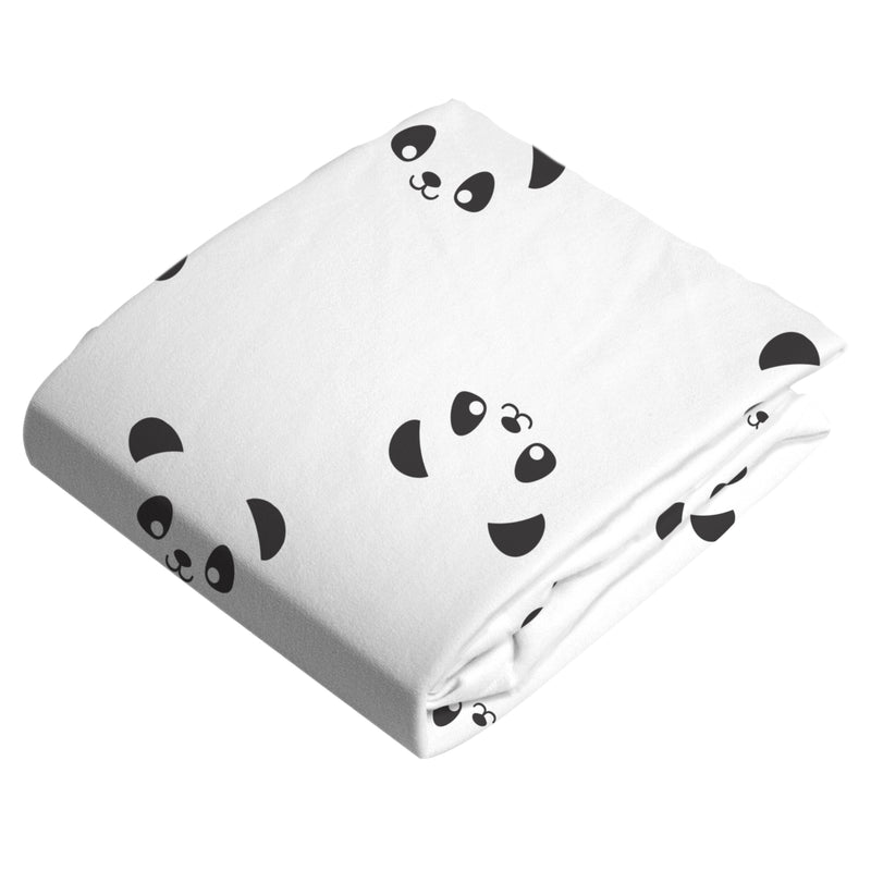 Housse de table à langer avec ouverture pour sangles - Panda