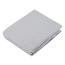 Housse pour matelas à langer avec ouverture pour sangles - Gris