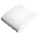 Housse pour matelas à langer avec ouverture pour sangles - Blanc