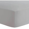 Drap contour pour lit de bébé percale - Gris — Kushies Baby