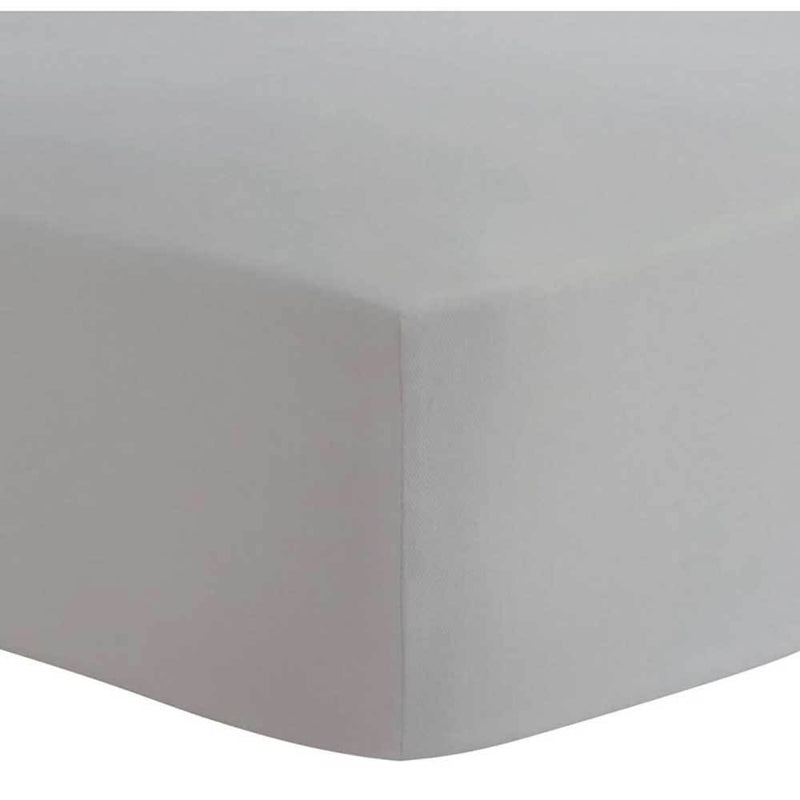 Crib fitted Sheet - Percale - Grey