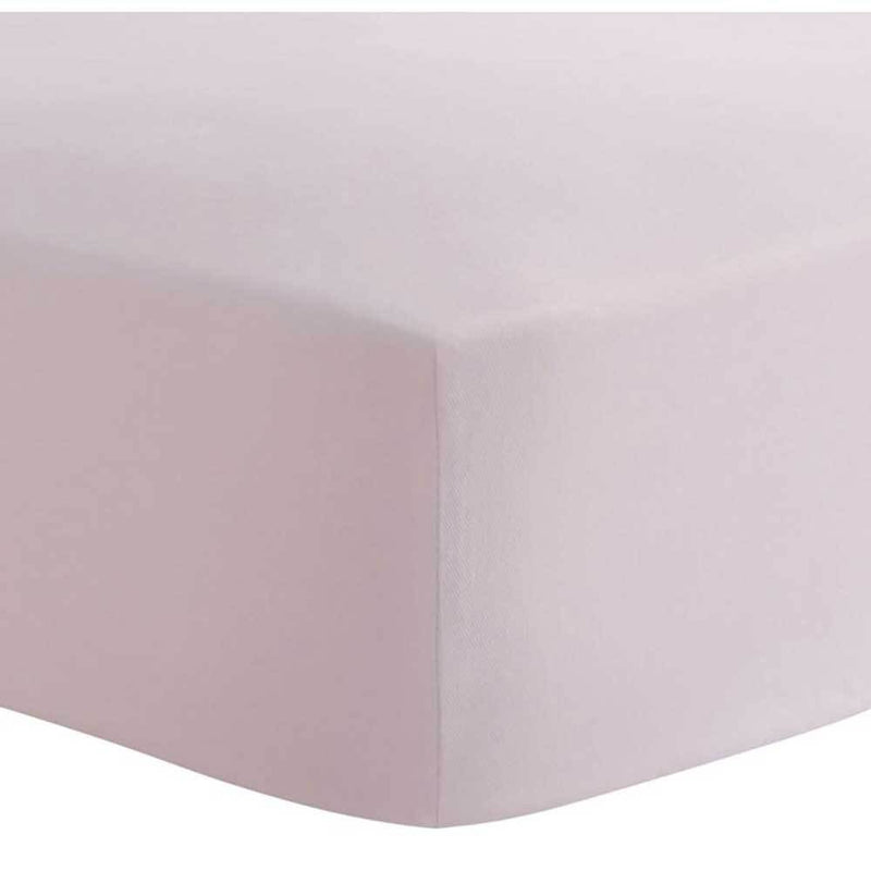 Drap contour pour lit de bébé percale - Rose