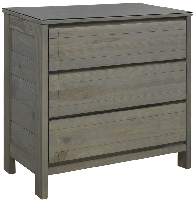 WildRoots 3 drawers Chest - Storm
