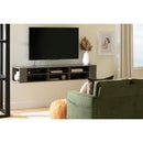 Console média murale 66" City Life - Érable cendré