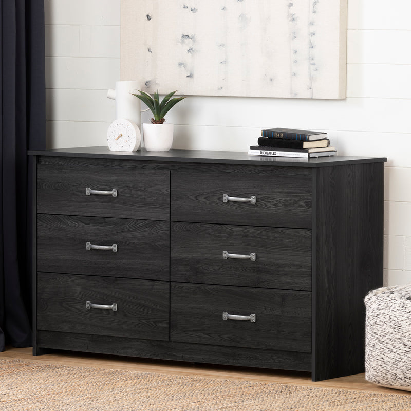 Bureau double Tassio - Chêne gris