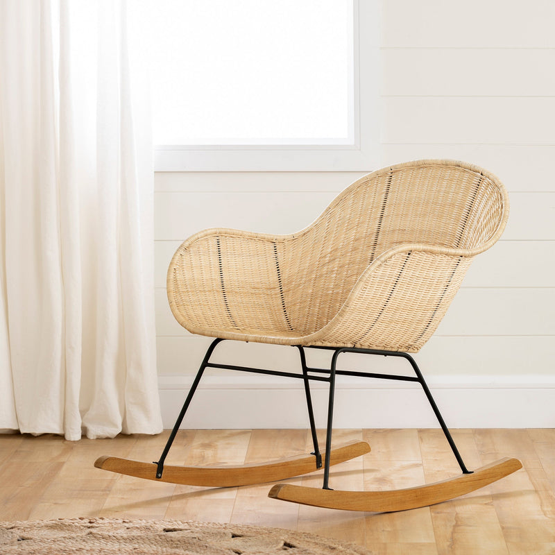 Chaise berçante Balka - Rotin