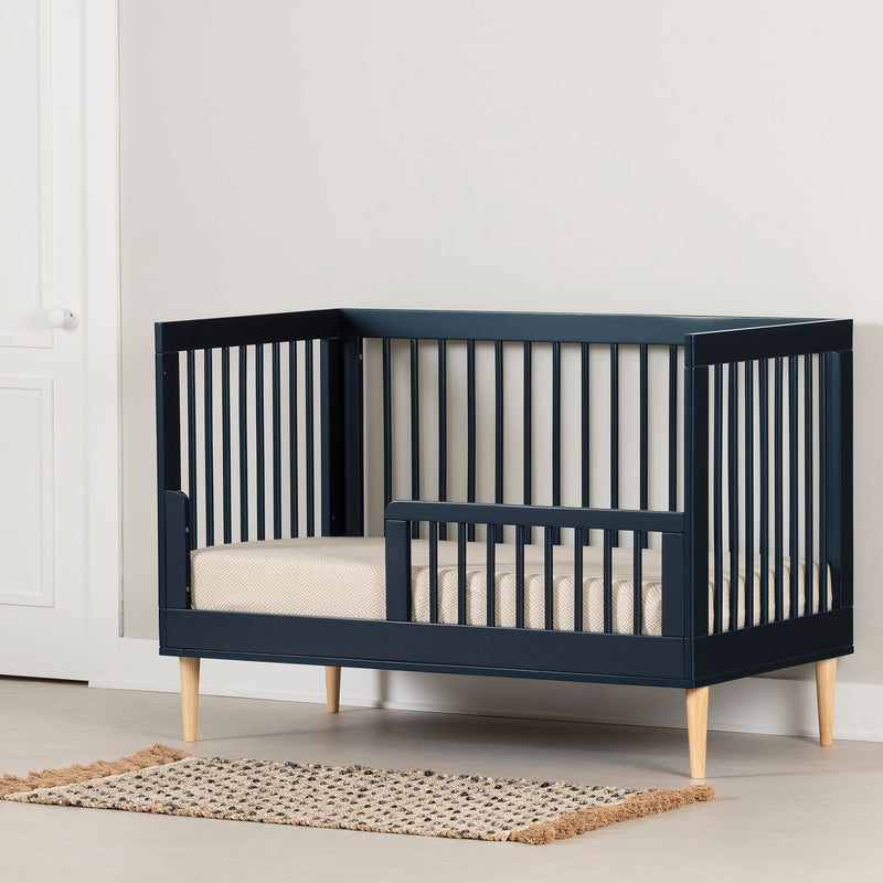 Barrière de transition pour lit de bébé Balka - Bleu marin