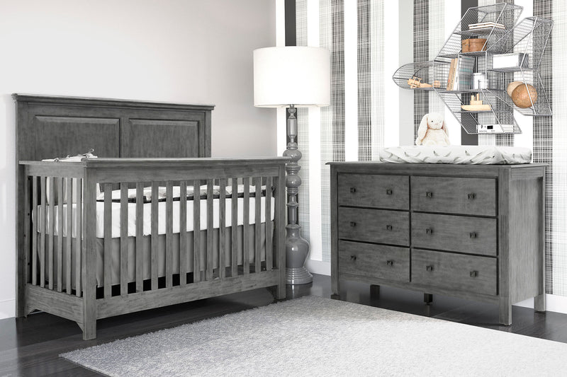 caleb dresser Crib and double dresser Caleb 4000 Granite Adams