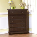 Commode 5 tiroirs Torino/ Napoli - Mocacchino