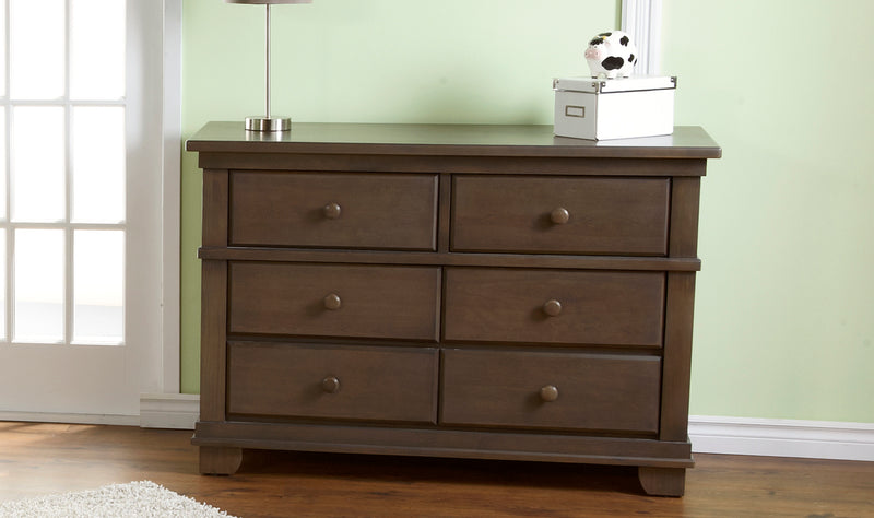 Crib and Double Dresser Lucca Slate