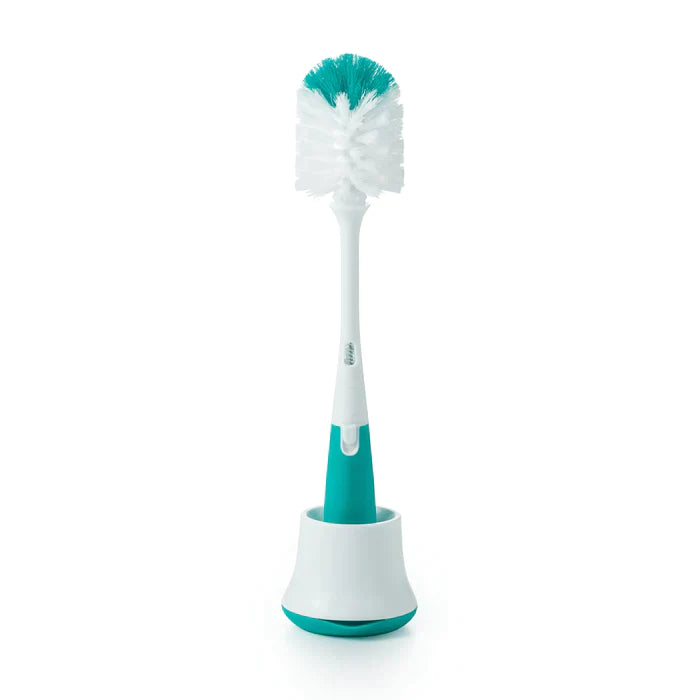 Brosse à biberons avec support -  Choix de couleurs