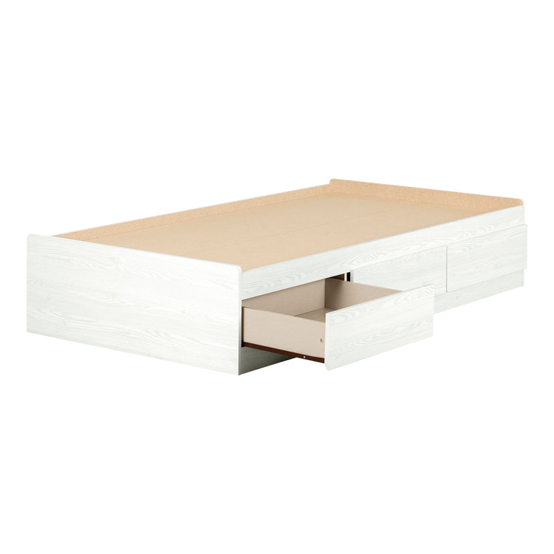 Lit matelot 3 tiroirs simple 39" Hazen - Pin blanc