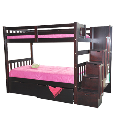 Bunk Bed Wynn Single Stairway 