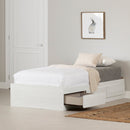 Lit matelot 3 tiroirs simple 39" Hazen - Pin blanc