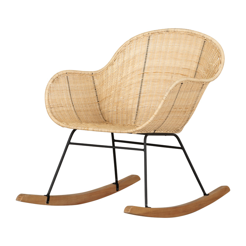 Chaise berçante Balka - Rotin
