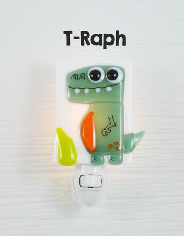 Nightlight Veille sur toi - Dino T-Raph