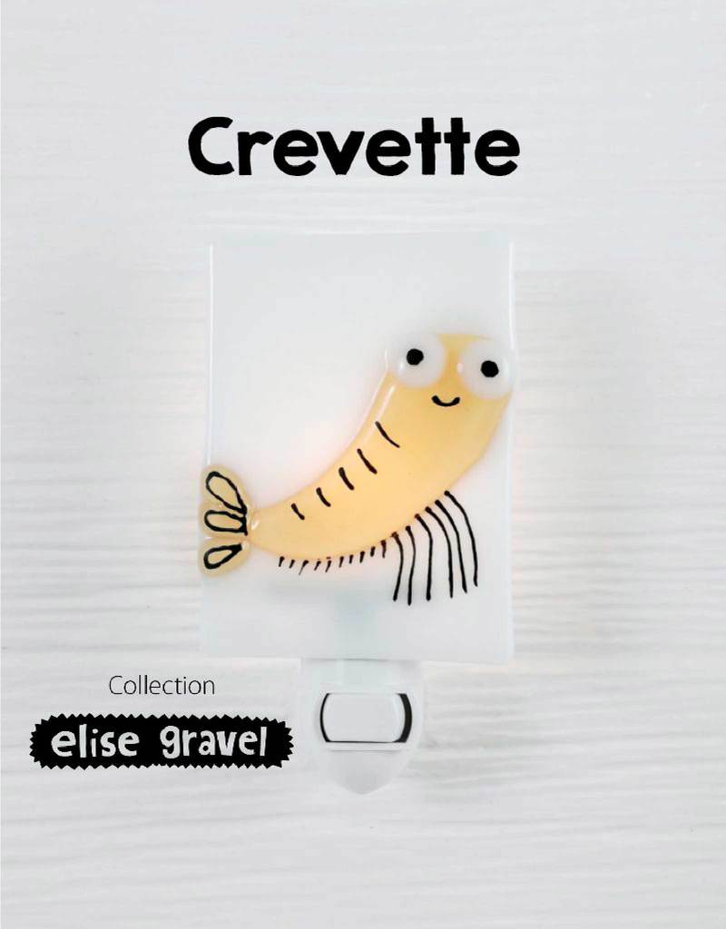 Veilleuse - Crevette Elise Gravel